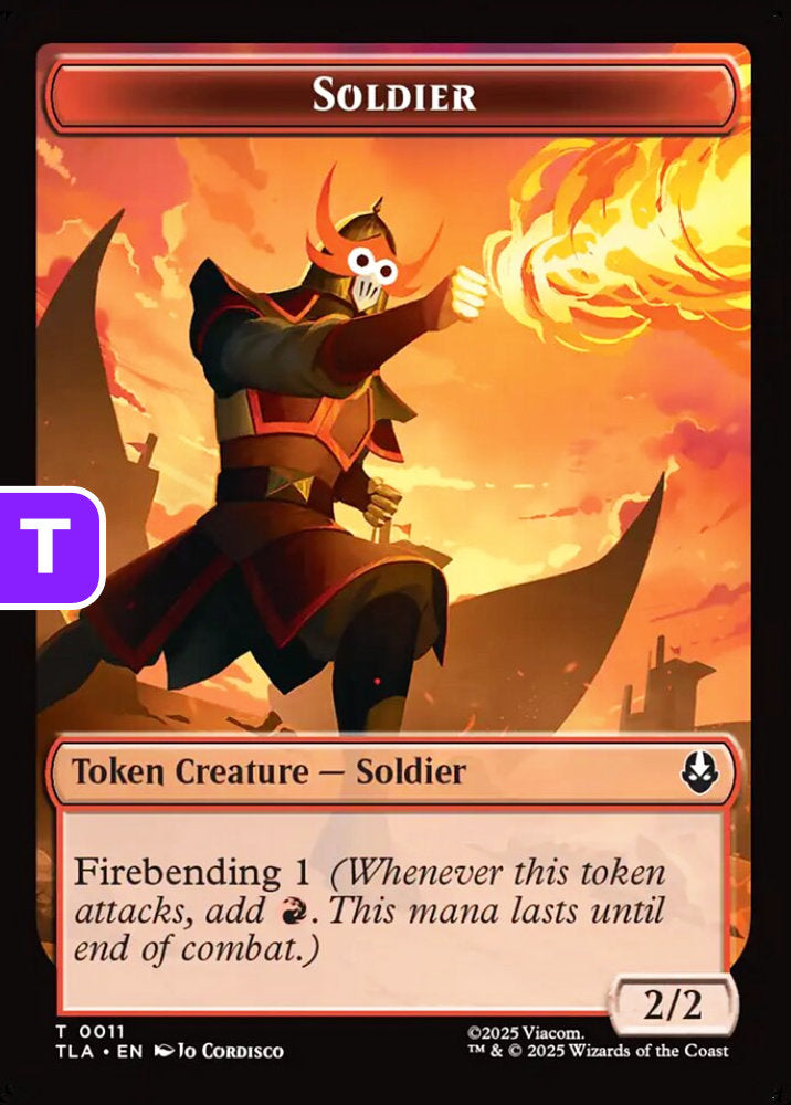 Soldier/Ballistic Boulder TLA Token Creature/Token Artifact Creature Soldier/Construct NM
