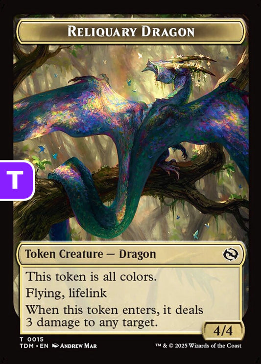 Dragon/Reliquary Dragon TDM Token Creature Dragon/Dragon NM