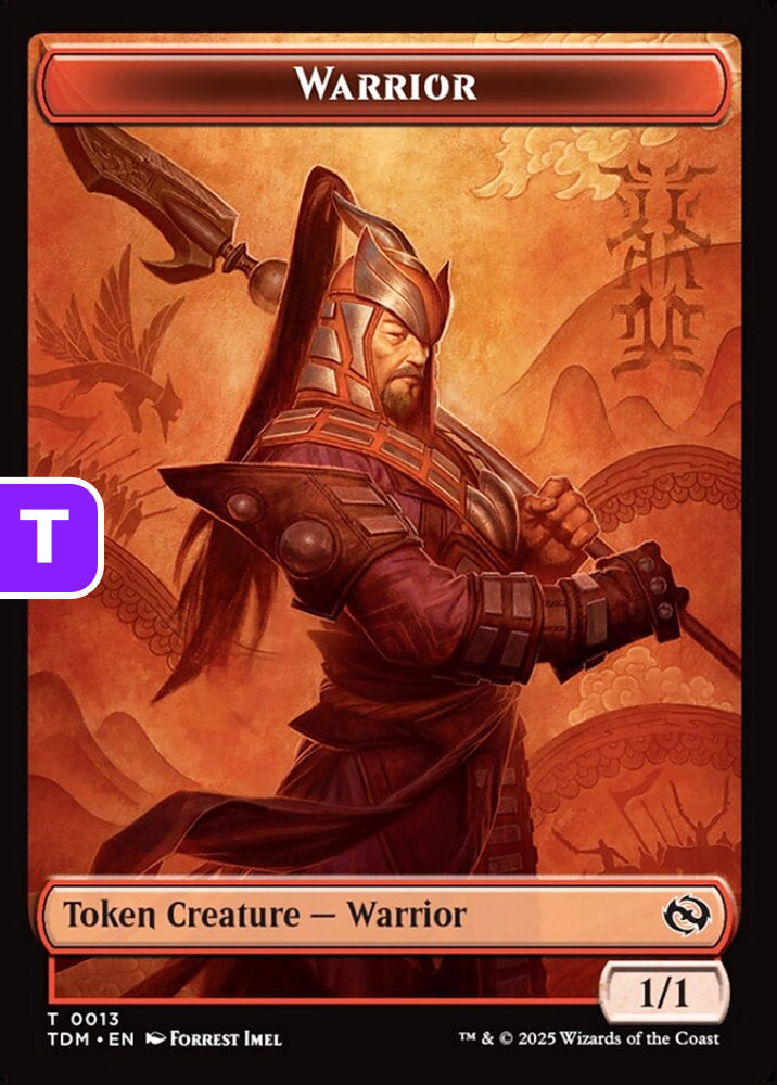 Goblin/Warrior TDM Token Creature Goblin/Warrior NM