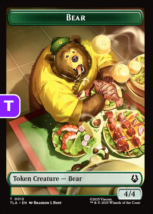 Bear/Food TLA Token Creature/Token Artifact Bear/Food NM