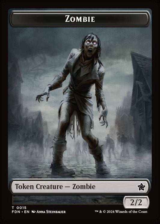 Rat/Zombie FDN Token Creature Rat/Zombie NM