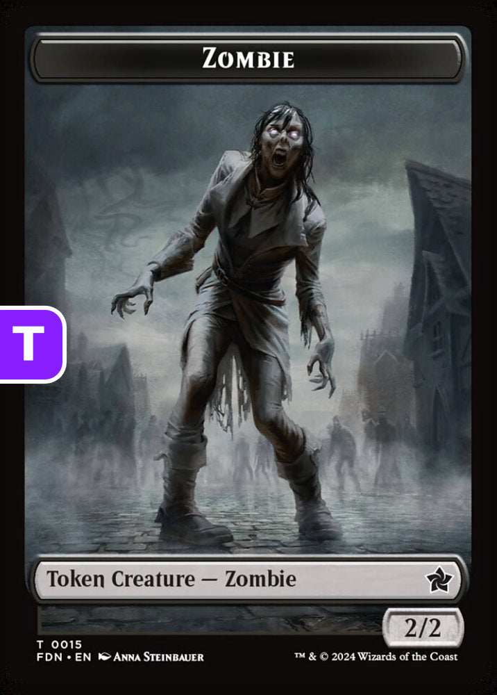 Zombie/Goblin FDN Token Creature Zombie/Goblin NM