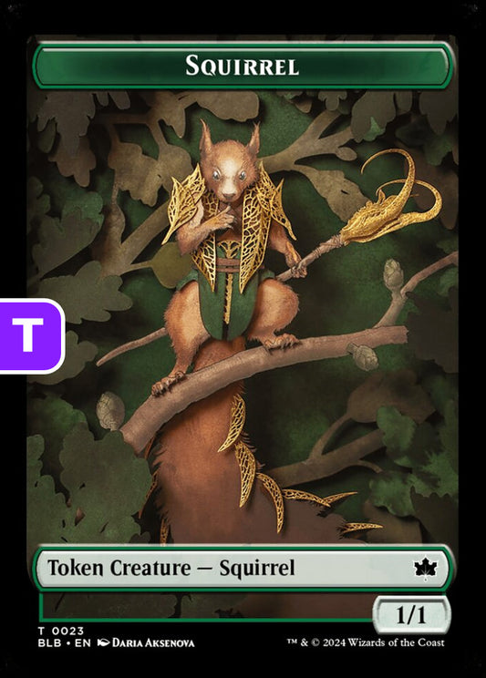 Squirrel BLB Token Creature Squirrel NM