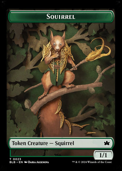 Squirrel BLB Token Creature Squirrel NM