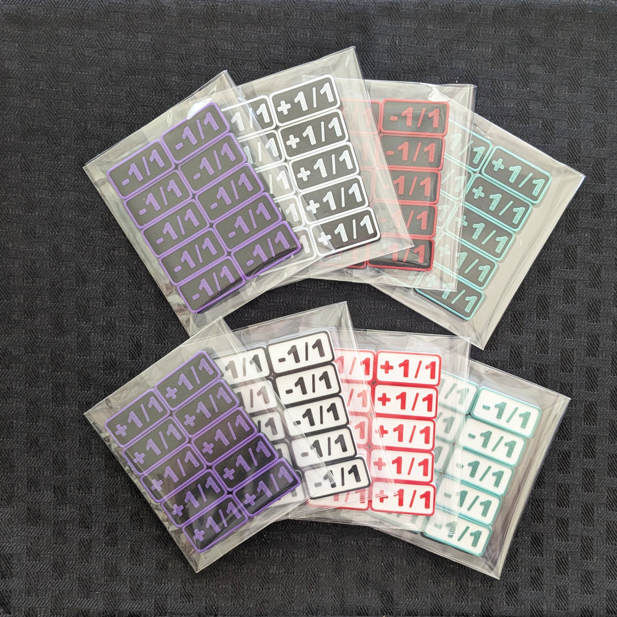 MTG Counter Set | +1/+1 & -1/-1 Tokens for Magic: The Gathering