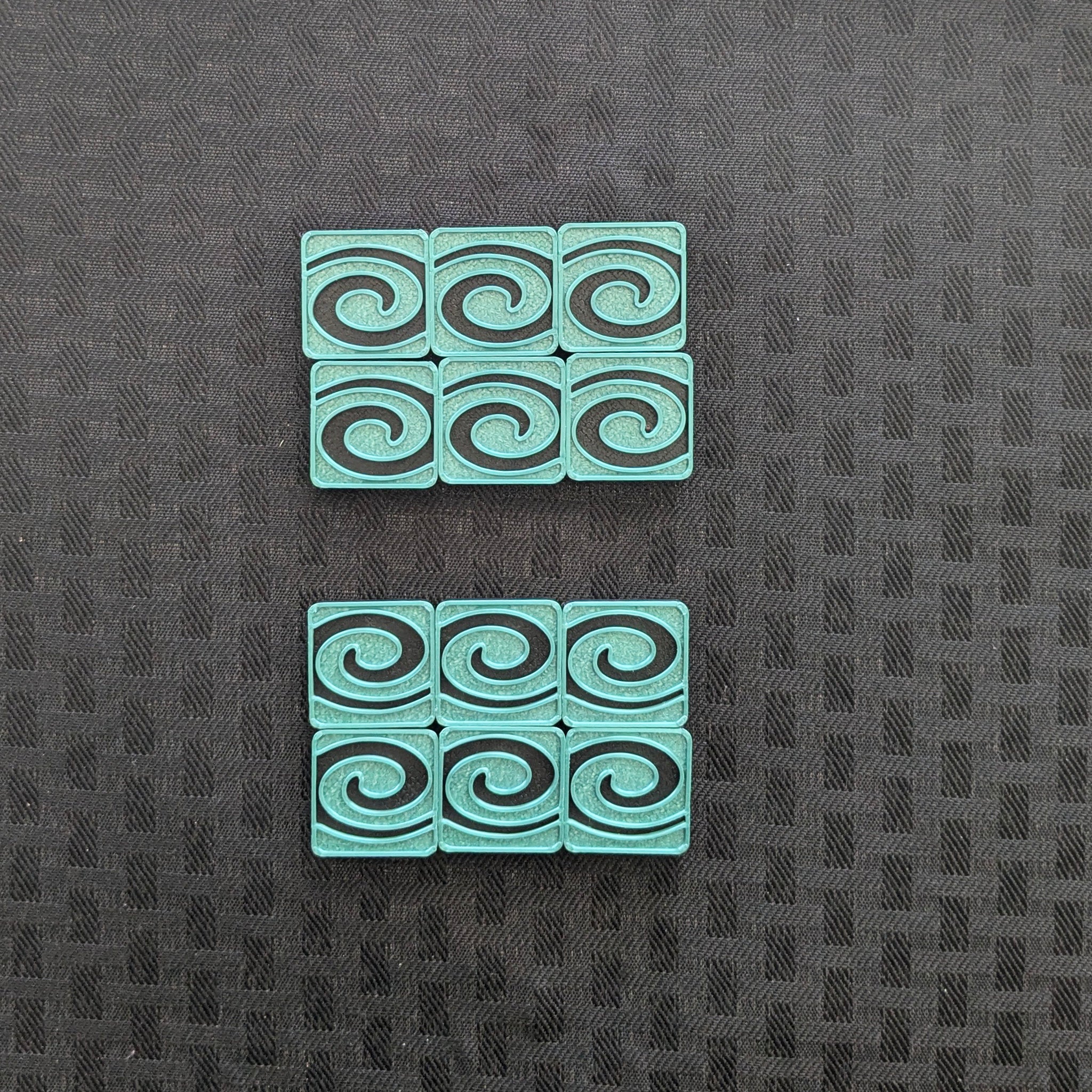 MTG Stun Counters | Red & Green Set of 12 | Magic: The Gathering Tokens
