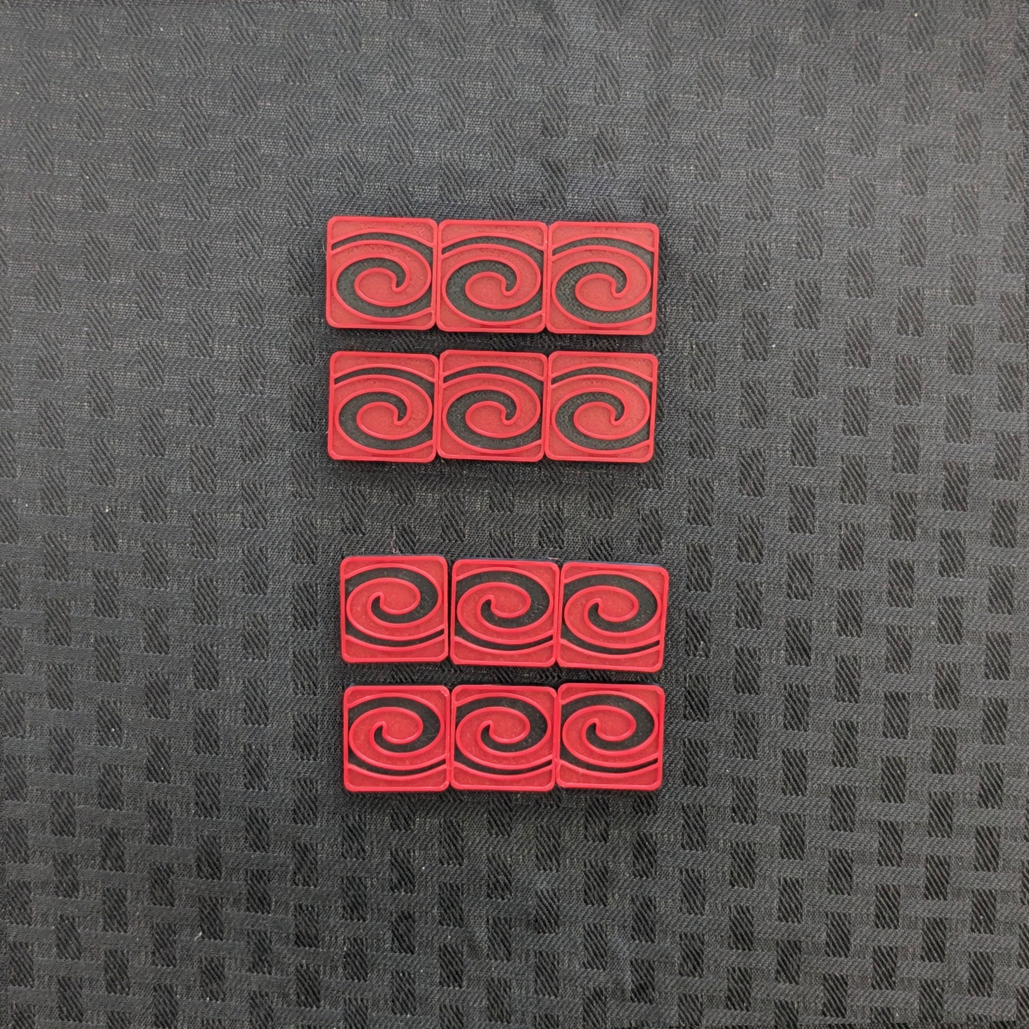 MTG Stun Counters | Red & Green Set of 12 | Magic: The Gathering Tokens