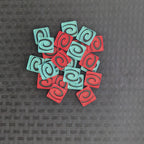 MTG Stun Counters | Red & Green Set of 12 | Magic: The Gathering Tokens